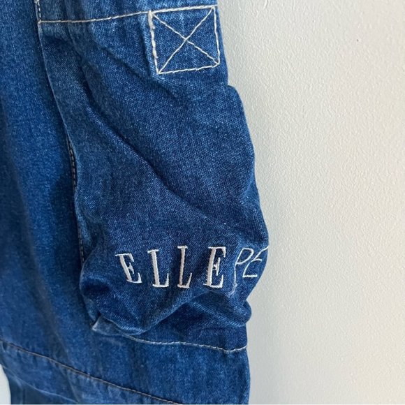 Vintage Y2K Women's Straight Leg Denim Cargo Pants - Picture 6 of 13